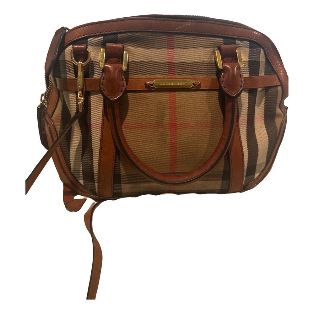 Burberry Tan and Brown Crossbody Bag
